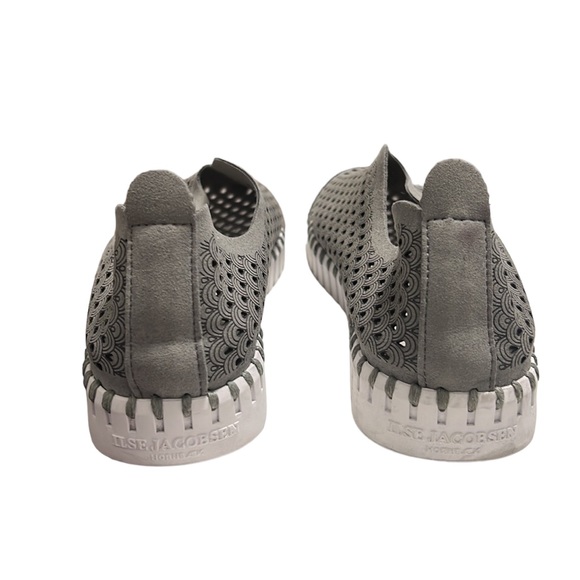 Ilse Jacobsen Hornbek Platform Slip On Grey Shoes Size 36 (US 5.5 - 6) - Picture 5 of 9